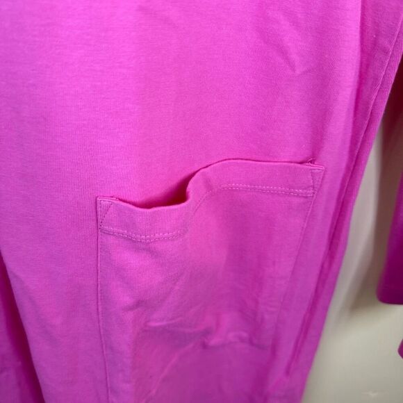 NWT Hanna Andersson Girls Pink Pullover Dress with Decal and Pockets Size US 12‎ - Picture 5 of 7